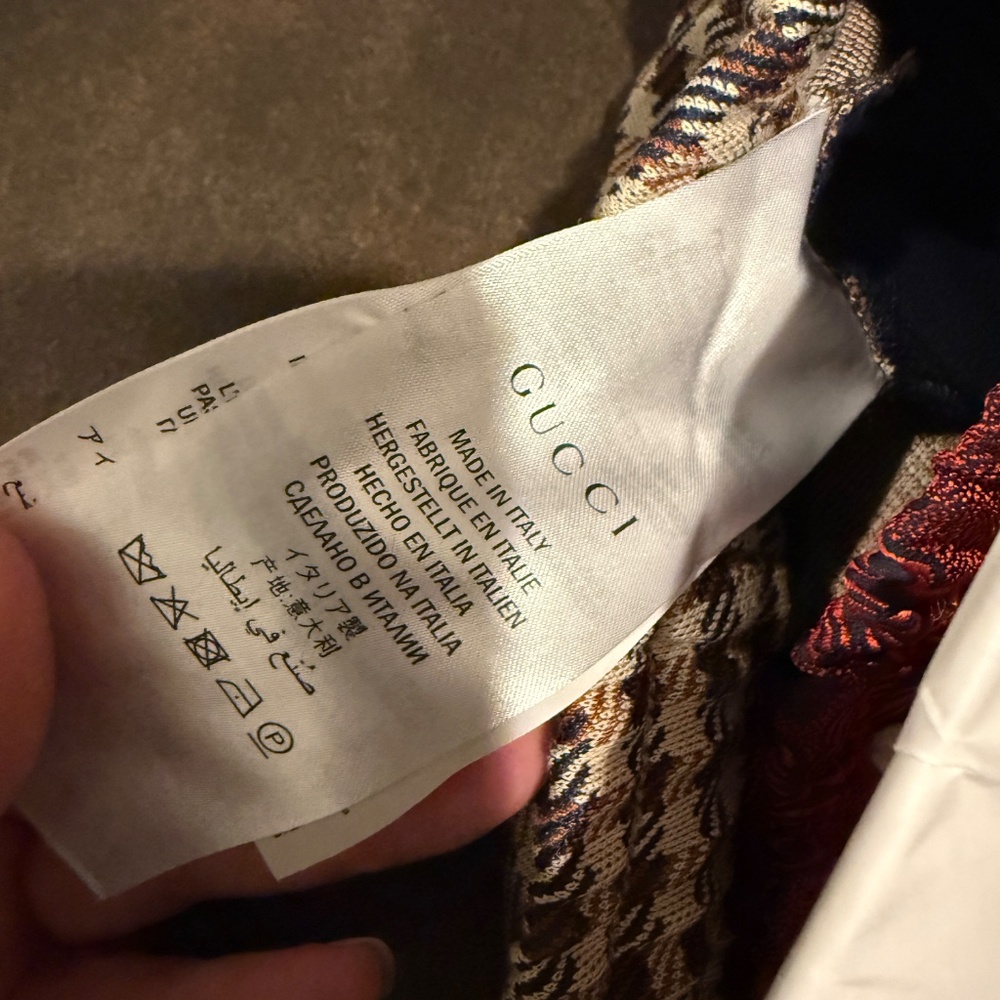 GUCCI Multi Pattern/Material Jogger Harem Pant Ja… - image 9